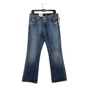 Ralph Lauren Polo Jeans Co Women's Kelly Cotton Low Rise Jeans - 12